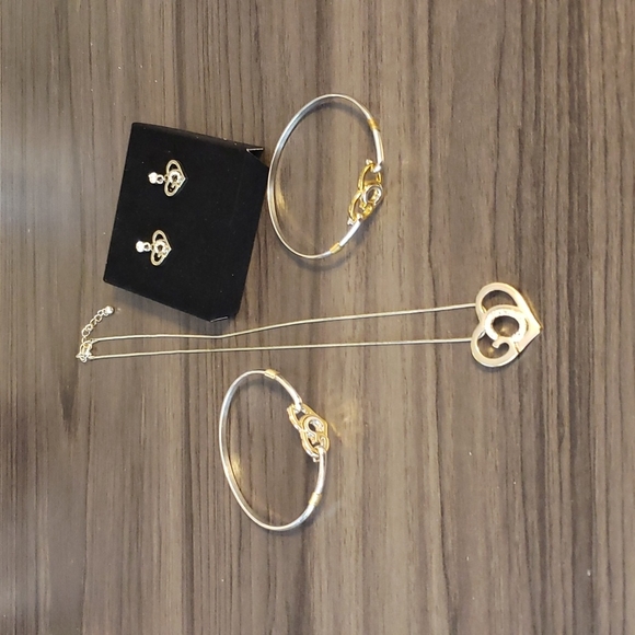 God's Heart Jewelry - God's Heart jewelry set necklace earrings and 2 bracelets